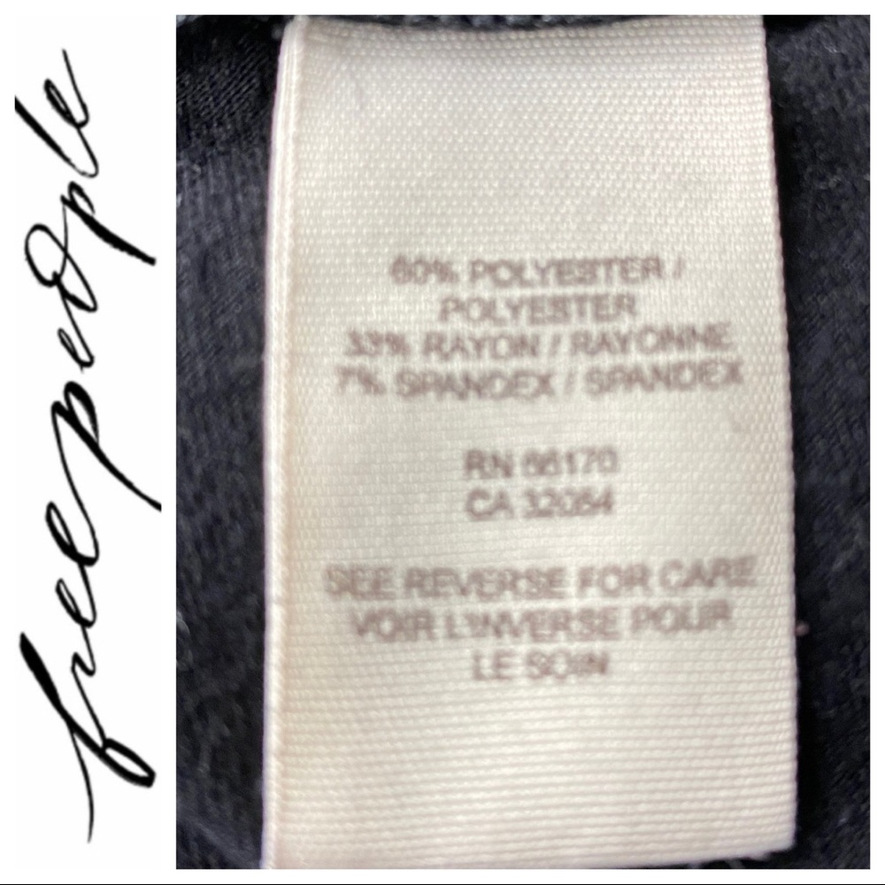 💕SALE💕 Free People Black Lace Insert Leggings - Picture 5 of 9